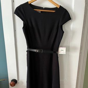 Anne Klein dress black size 6 NWT
